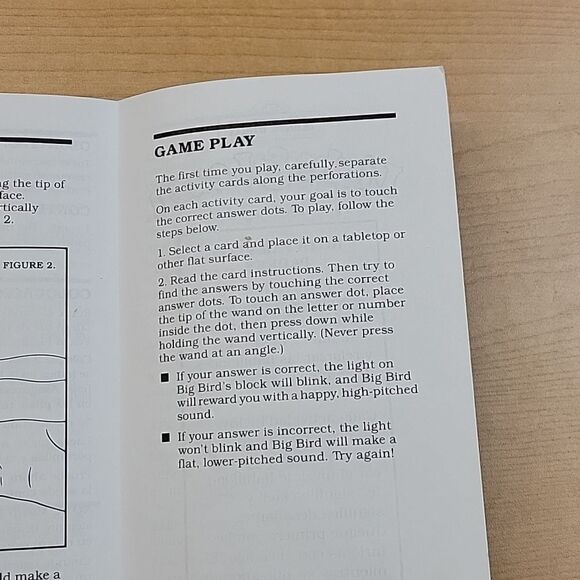 1991 Sesame Street Light and Learn letter & number game with magic wand 18 sheet - Picture 12 of 16